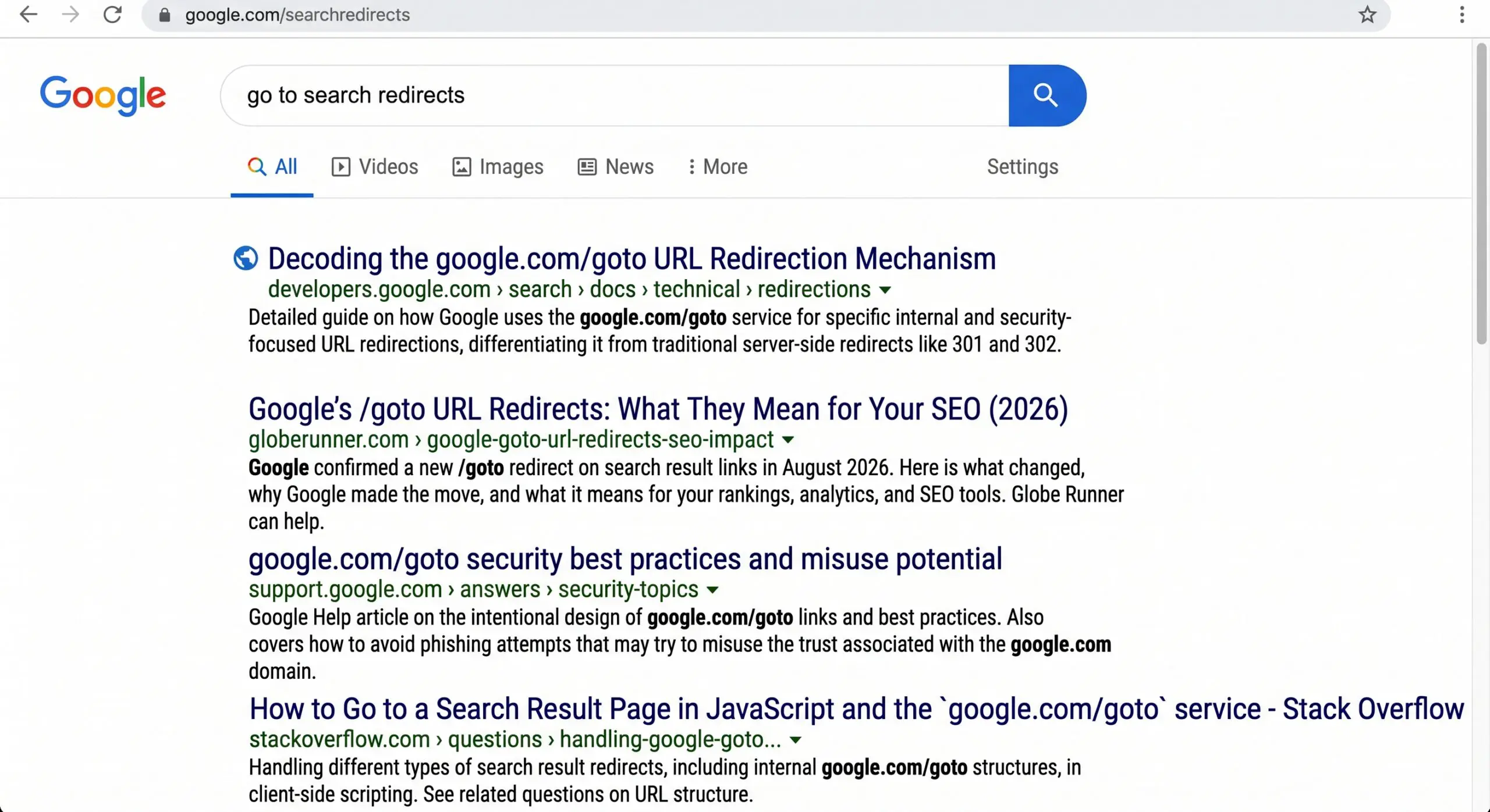 Google’s New /goto Search Redirects: What They Mean for Your SEO Strategy