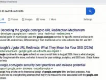 Google’s New /goto Search Redirects: What They Mean for Your SEO Strategy