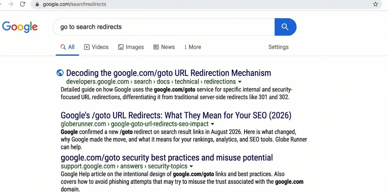 Google’s New /goto Search Redirects: What They Mean for Your SEO Strategy