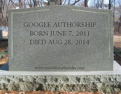 GOOGLE OFFICIALLY REMOVES GOOGLE AUTHORSHIP, CLAIMS IT WAS ONLY A TEST